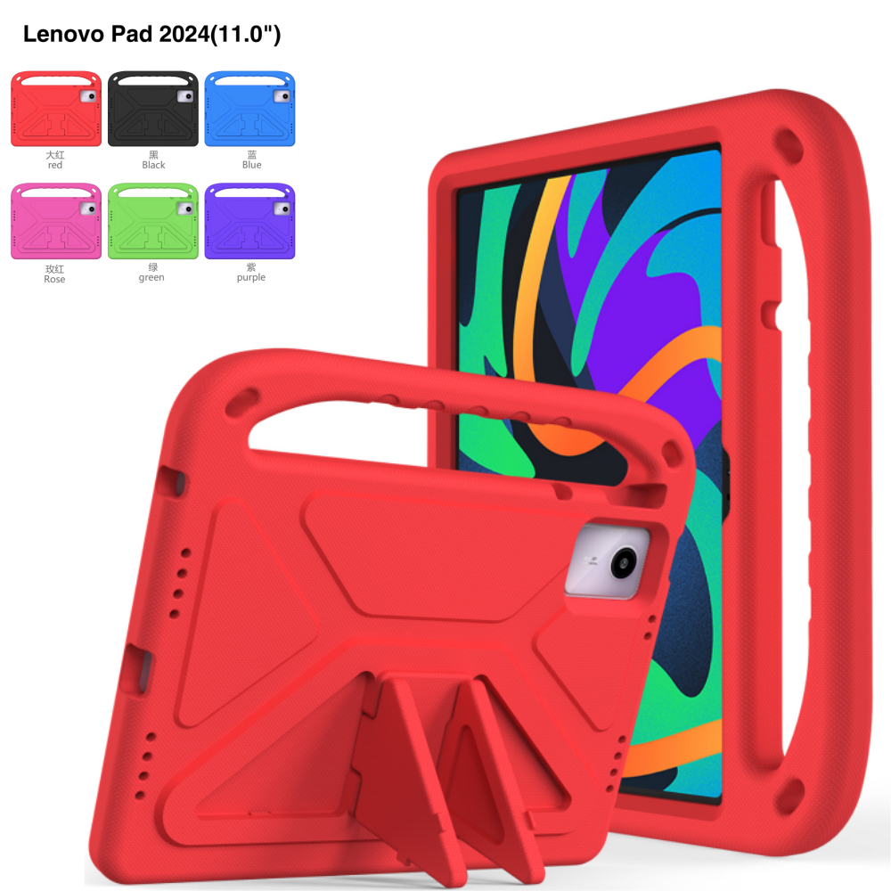 Soft EVA Case for Lenovo Tab M11 2024 Shockproof Design Stand Tablet Cover Kids for Xiaoxin Pad 11 Inch