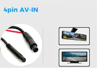 Caméra de recul pour voiture, 4 broches, 1080P HD, Vision nocturne inversée, grand Angle, 170 degrés, caméra de stationnement pour accessoires de voiture 4