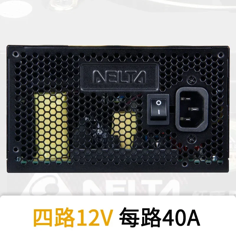 델타 850W/1300W 모듈형 파워 서플라이 유닛 80PLUS 플래티넘 인증, 일본산 메인 커패시터, 13.5CM 볼 베어링 팬 탑재