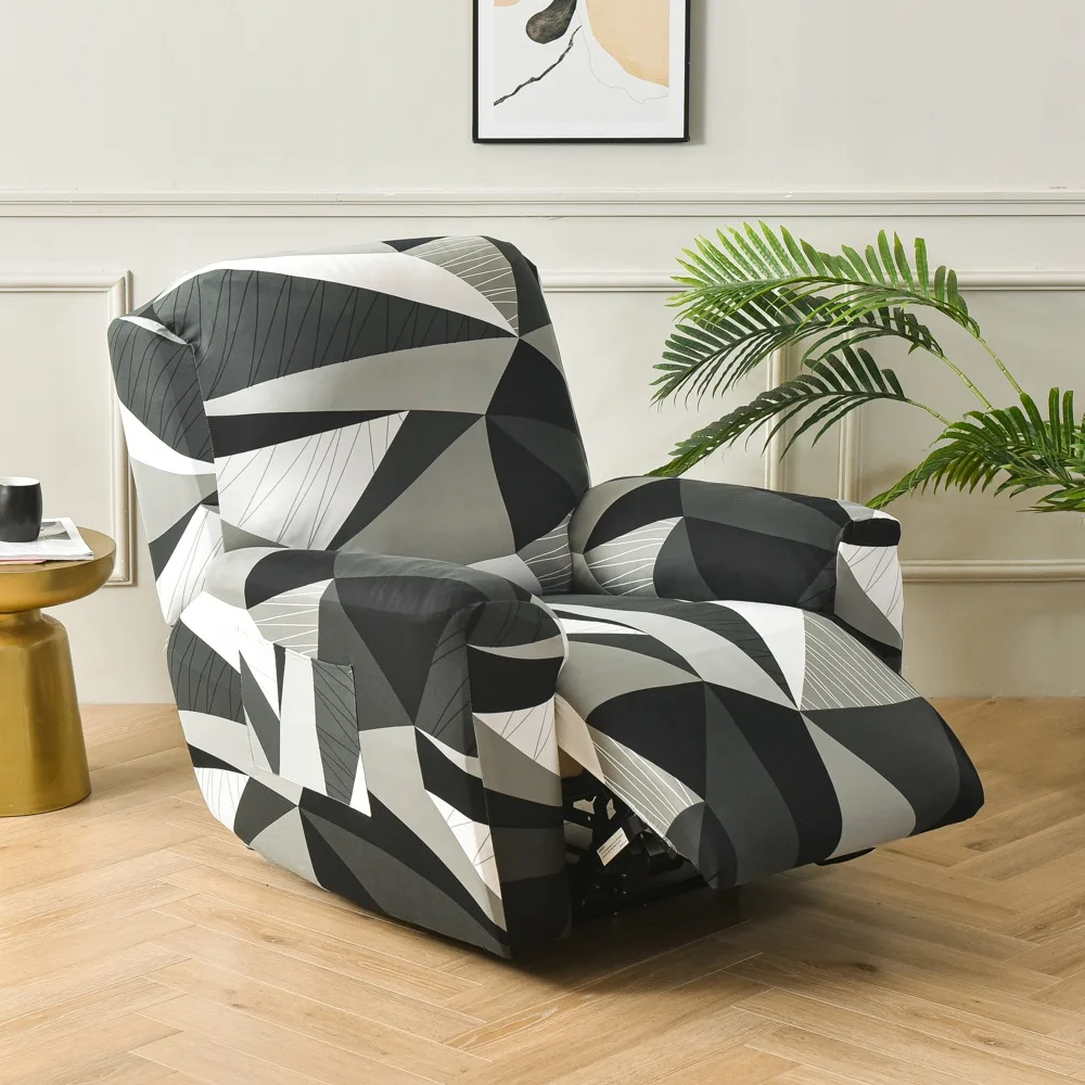 

Lounge chair sofa cover lazy sofa chair cover non-slip reclining with storage bag furniture protective cover suitable for house