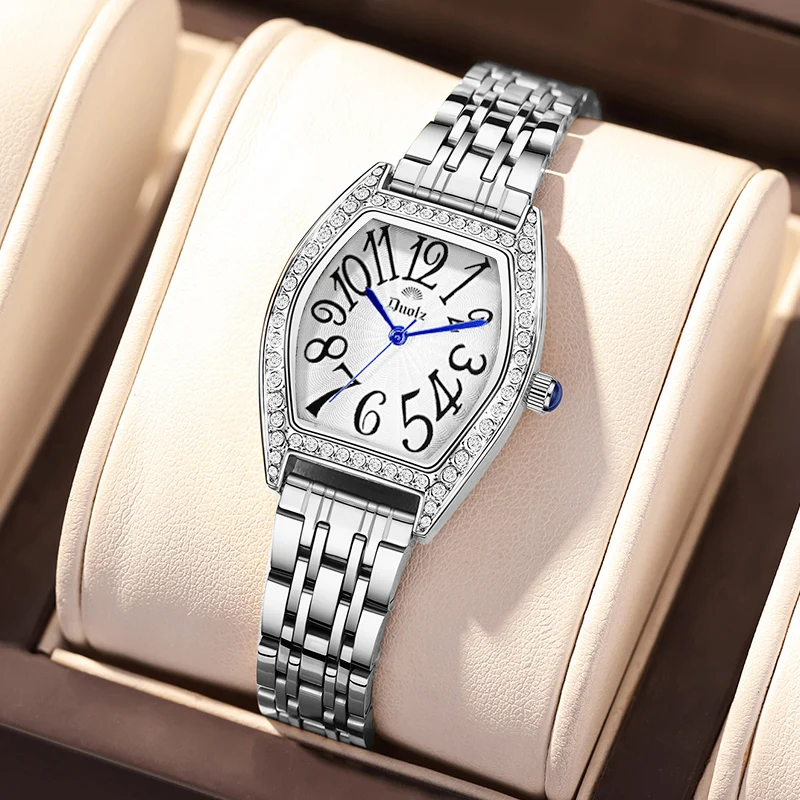 ساعة نسائية بسيطة بحزام فولاذية ، أزياء كلاسيكية ،...