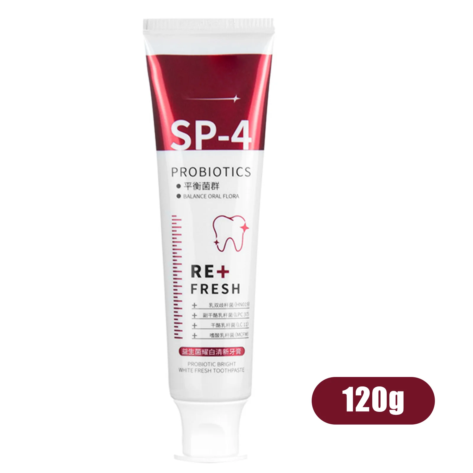 Probiotics Total Whitening Toothpaste Sp-4 Ultra+Whitening Fresh Breath Toothpaste Enamel Safe for Sensitive & Whiter Teeth