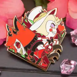 Vintage - Inspired Radio Apple Enamel Pin (A piece of)