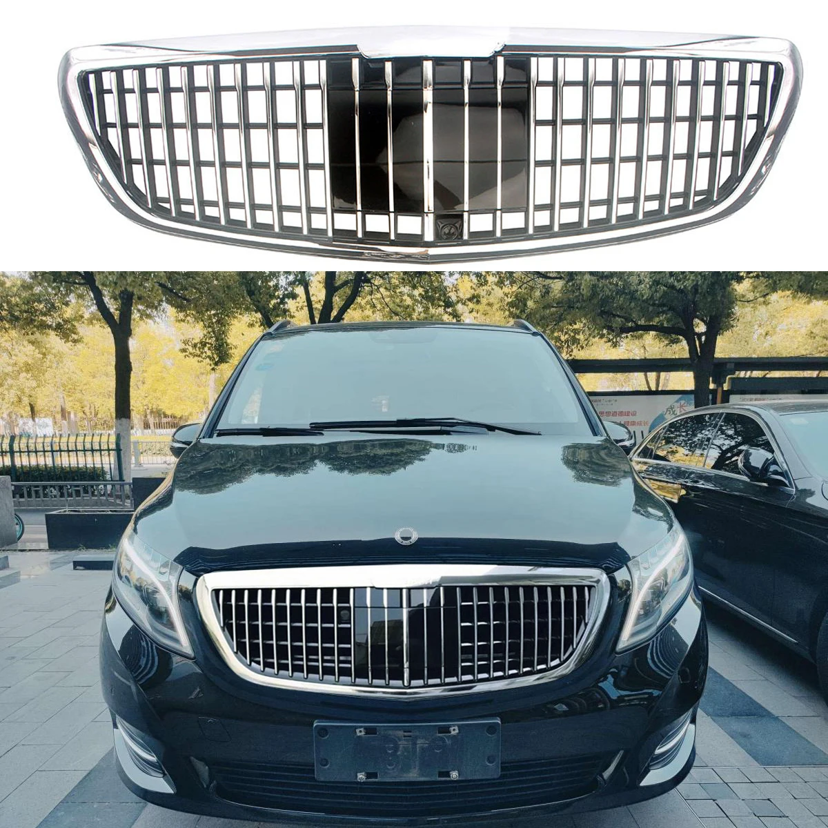 アッパーグリル,レーシングカーアクセサリー,メルセデス用,ベンツ,V