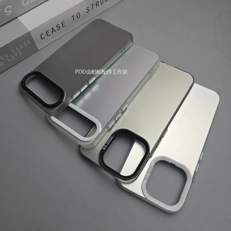 New Matte Ultra-Thin Shockproof Bumper Case - Fresh Color Edition