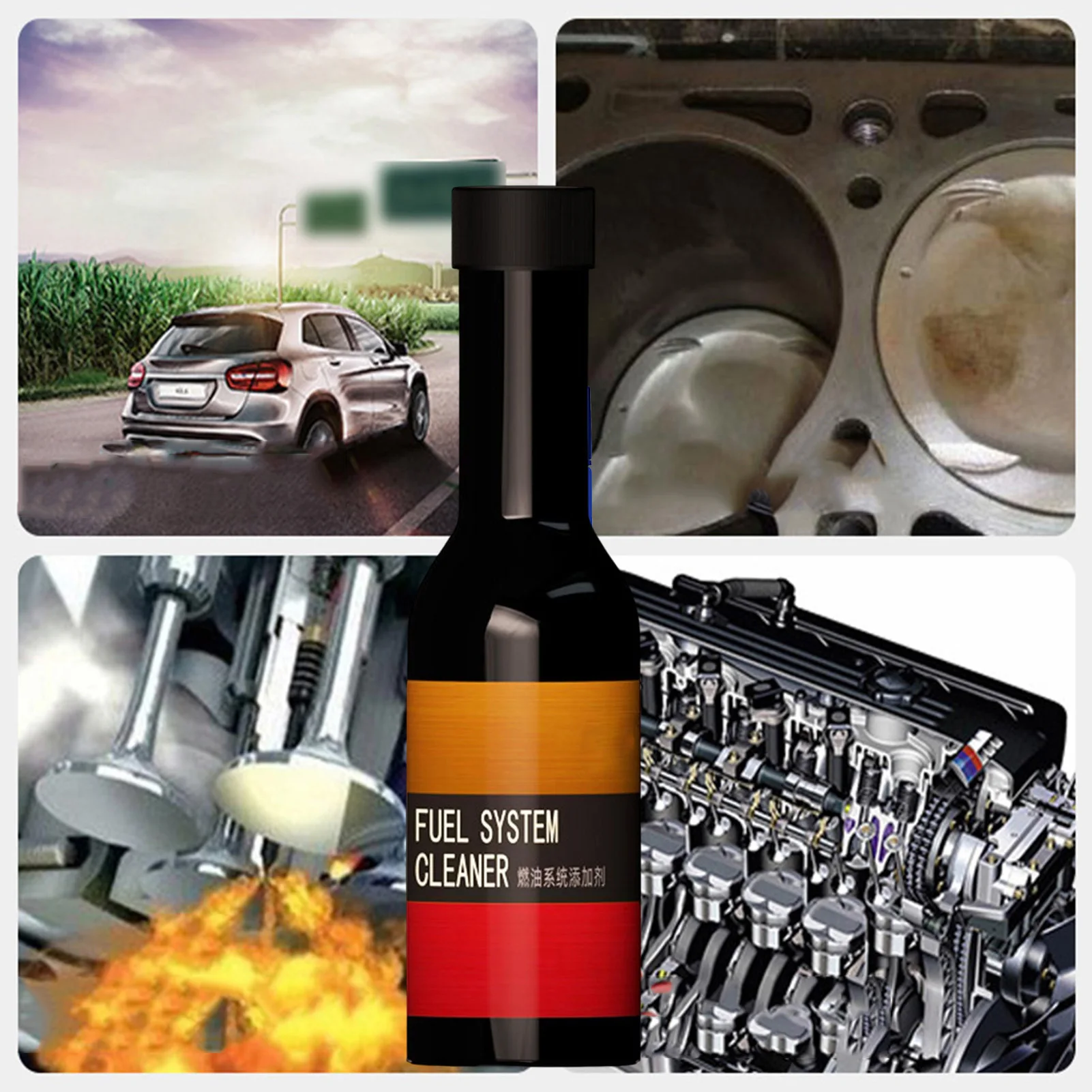 60ml Fuel Gasolines Injector Cleaner Car System Petrol Saver Save Gas Oil  Additive Restore Saving Fuel