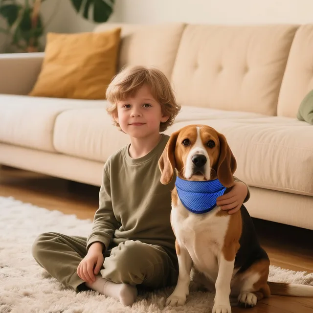 Cooling Bandana for Dogs Cat Super Absorbent Ice Towel Collar Adjustable Pet Bandana for Summer Outdoor Walk Sleep Reusable 4