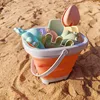1/11PCS Summer Beach Set Toys for Kids Digging Sand Folding Bucket Watering Bottle Shovels Children Beach Water Game Toys Tools 3