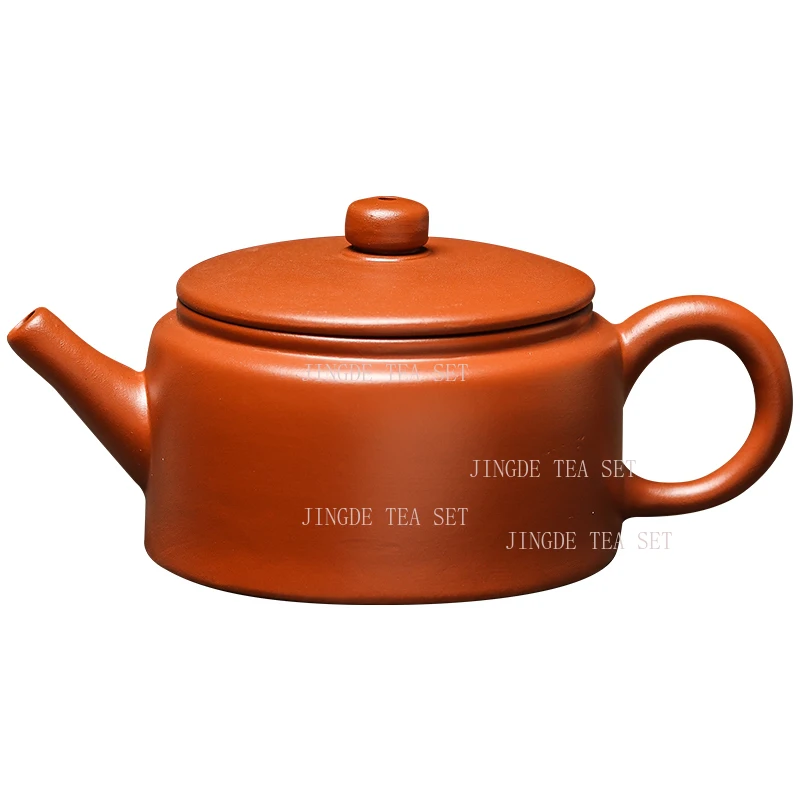 Chaozhou Zhu Ni Hand Pulled Pot/Small Capacity Purple Clay Pot/Kung Fu Tea Set/Handmade Pear Shaped Pot Can Cut Off Water