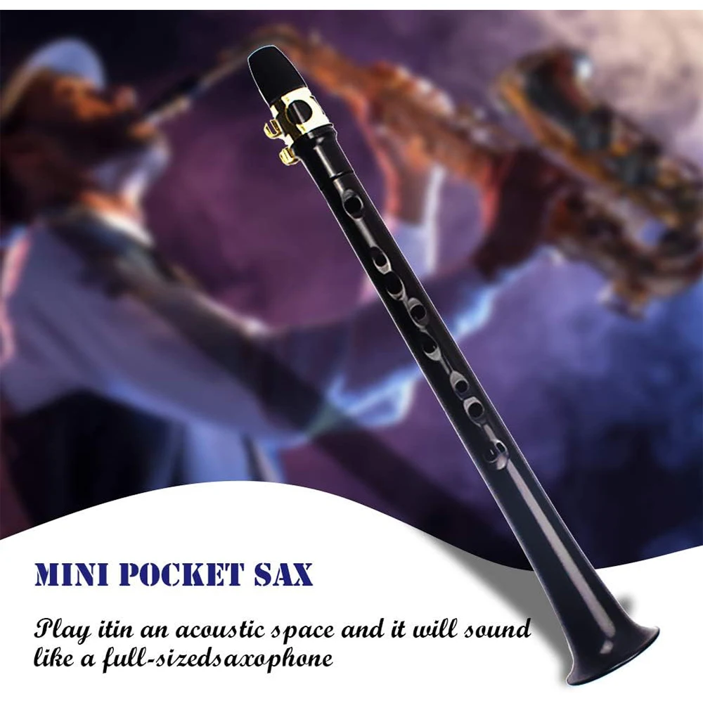 Pocket Saxophone Mini Sax Portable Woodwind Instrument Professional instruments Carrying for Amateurs professional performers