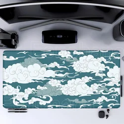 Premium Large Non - Slip Gaming Mouse Pad - Natural Rubber Desk Mat - LockEdge 300x600x2mm (Cloud 9)