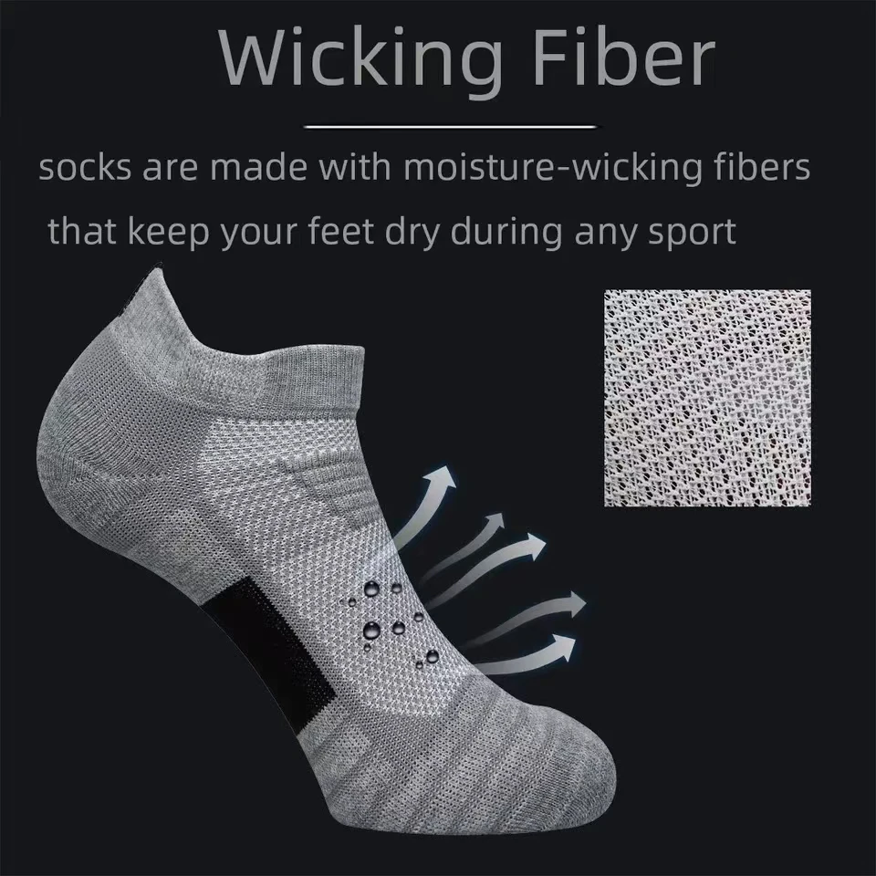 Sports Socks Anti-slip Football Men Women Short Long Tube Soccer Basketball Breathable Deodorous 38-44