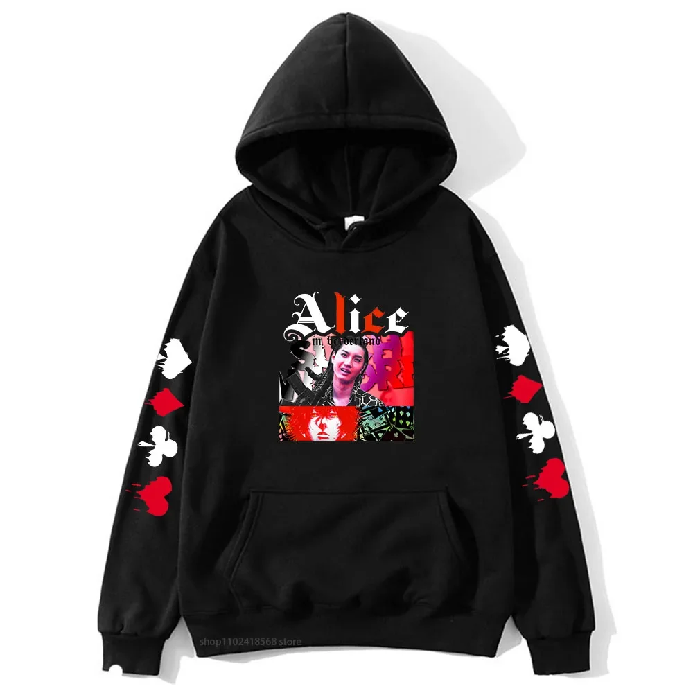 

Niragi Hoodie Alice In Borderland Sweatshirts Kawaii Hoodies Japanese Anime Graphic Hoody Manga Printing Pullovers Women Casual