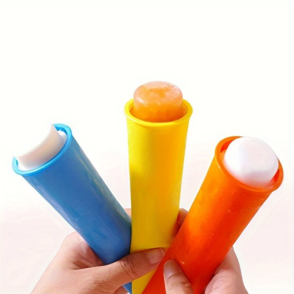 Silicone Popsicle Molds 6pcs Reusable DIY Freezer Handheld Stick Kitchen Supplies
