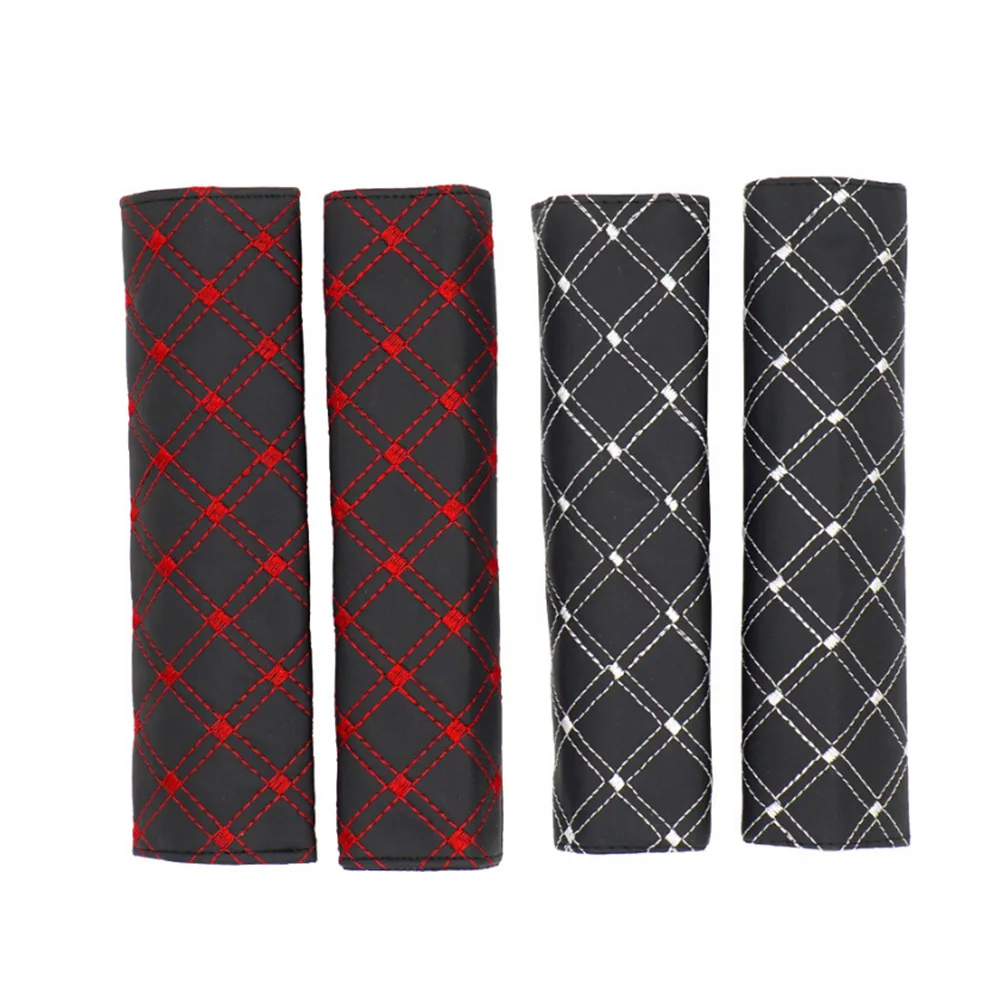 Auto Colorful Child Adults Safety Belt for Cars Shoulder Protection Car Seat Belt Cover Seat Pillow seat belt covers seat belt protector car seat belt accessory safety belt shoulder guard