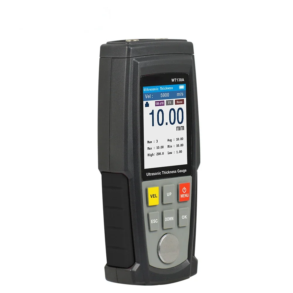 WT130A digital ultrasonic thickness gauge with metal glass box digital width gauge tool ultrasonic thickness gauge 2