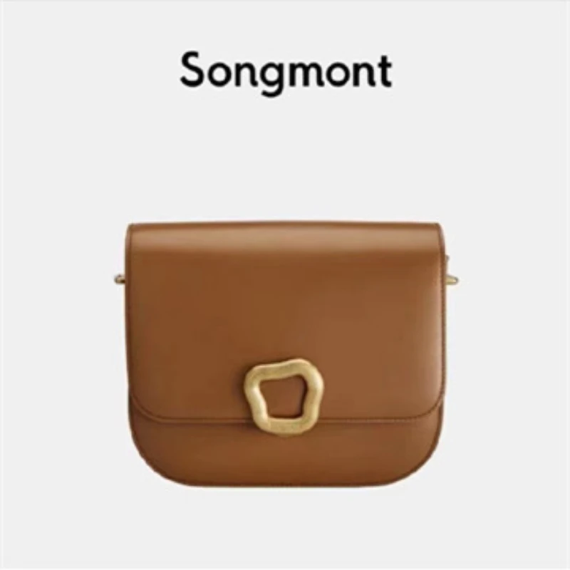 

songmont New style Fashion small square bag Trend beautiful shoulder bag Designer light luxury brand promotion women's bag