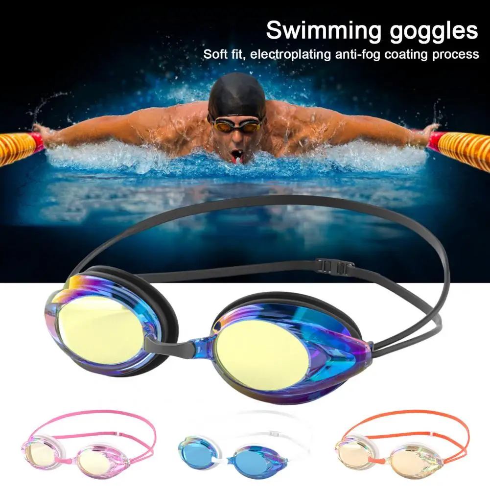 Swim Goggles Swimming Glasses No Leaking Full Clear Wide Vision UV Swimming Eyewear