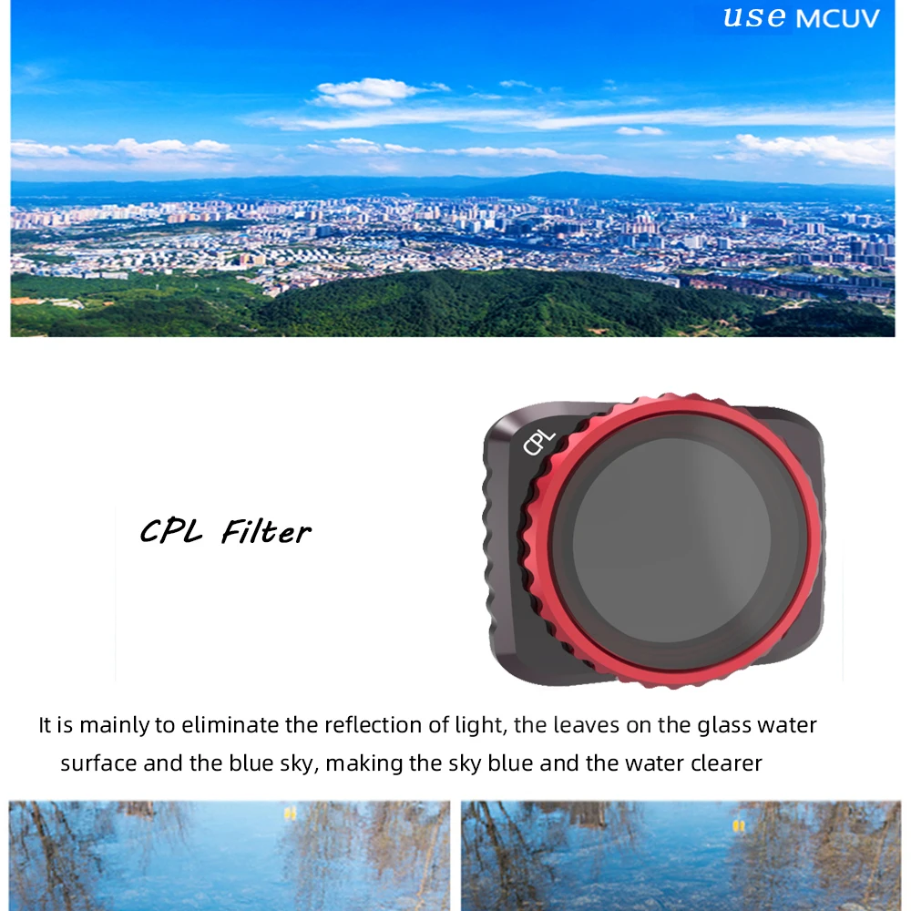 Description Picture 6 of itemSuitable for air 2s filter DJIAir 2S drone accessories UV protection coating with adjustable CPL