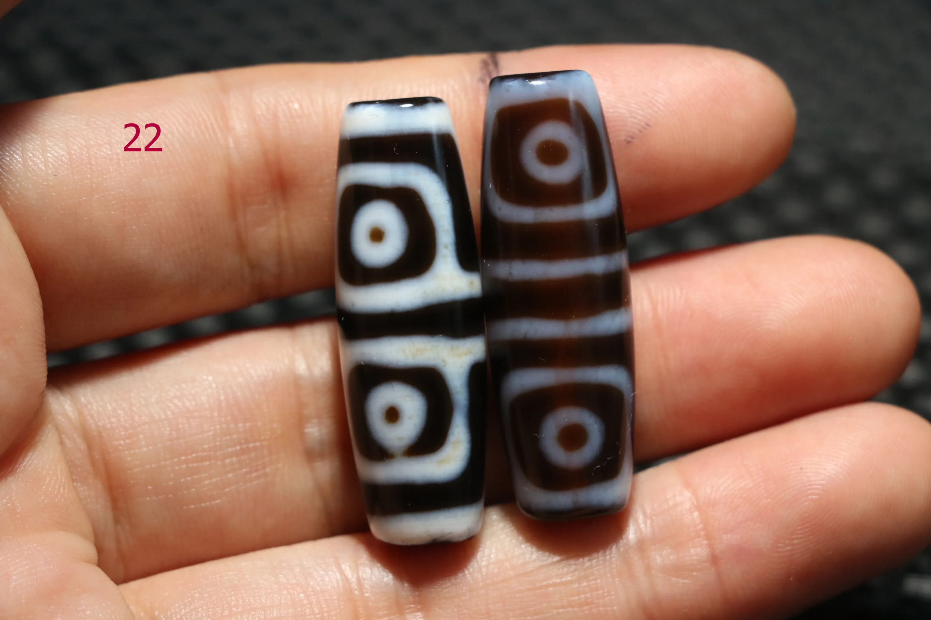 

#22 пара волшебных энергетических тибетских топов, старых агатов, складывающихся линий, 4 глаза, плоская форма, искусственные браслеты, ювелирные изделия, амулет Timestown