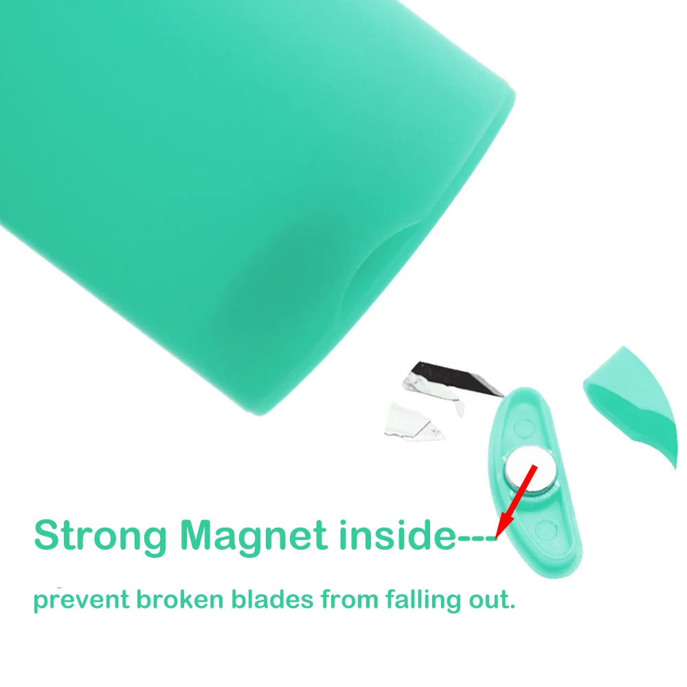 ALIWRAP Snap Blade Disposal Container with Magnet Storage Recycling Box Car Vinyl Wrap Film Cutting Knife Waste Blade Breaker 3