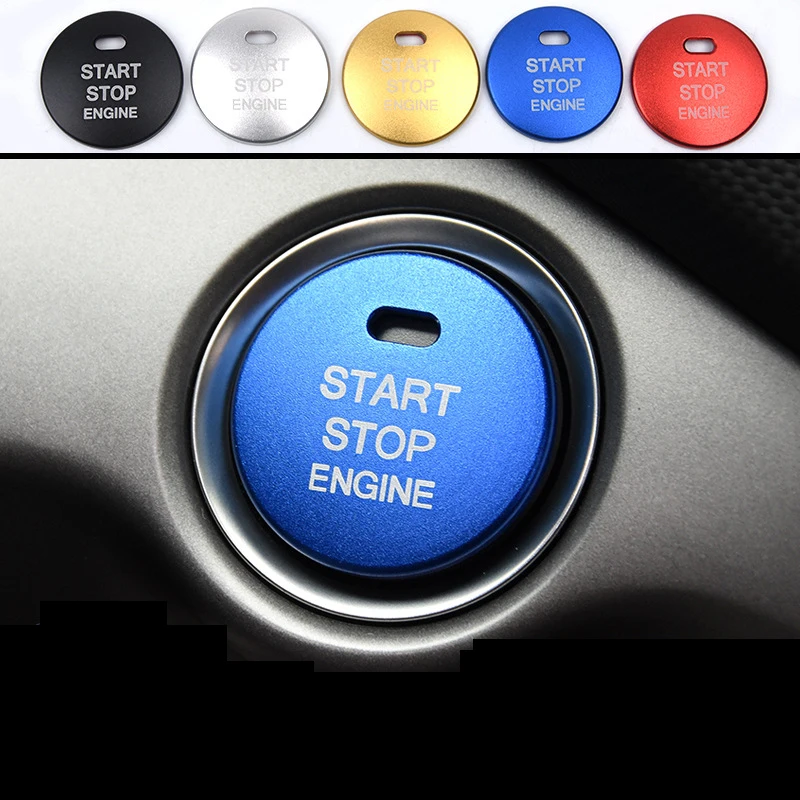 Tanie Zapłon samochodu przycisk Start pokrywa dla Hyundai 2019 Festa samochód jeden przycisk