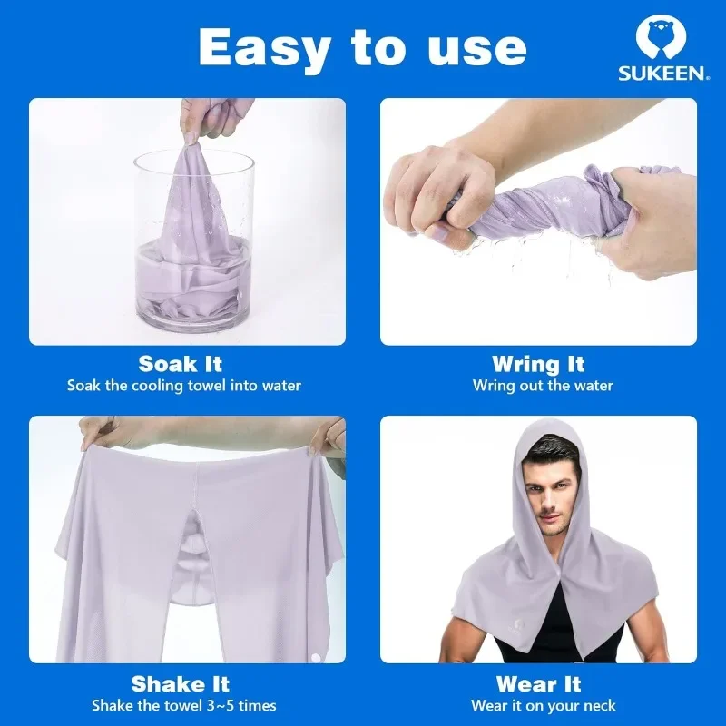 Cooling Hoodie Towel with UV Protection 3