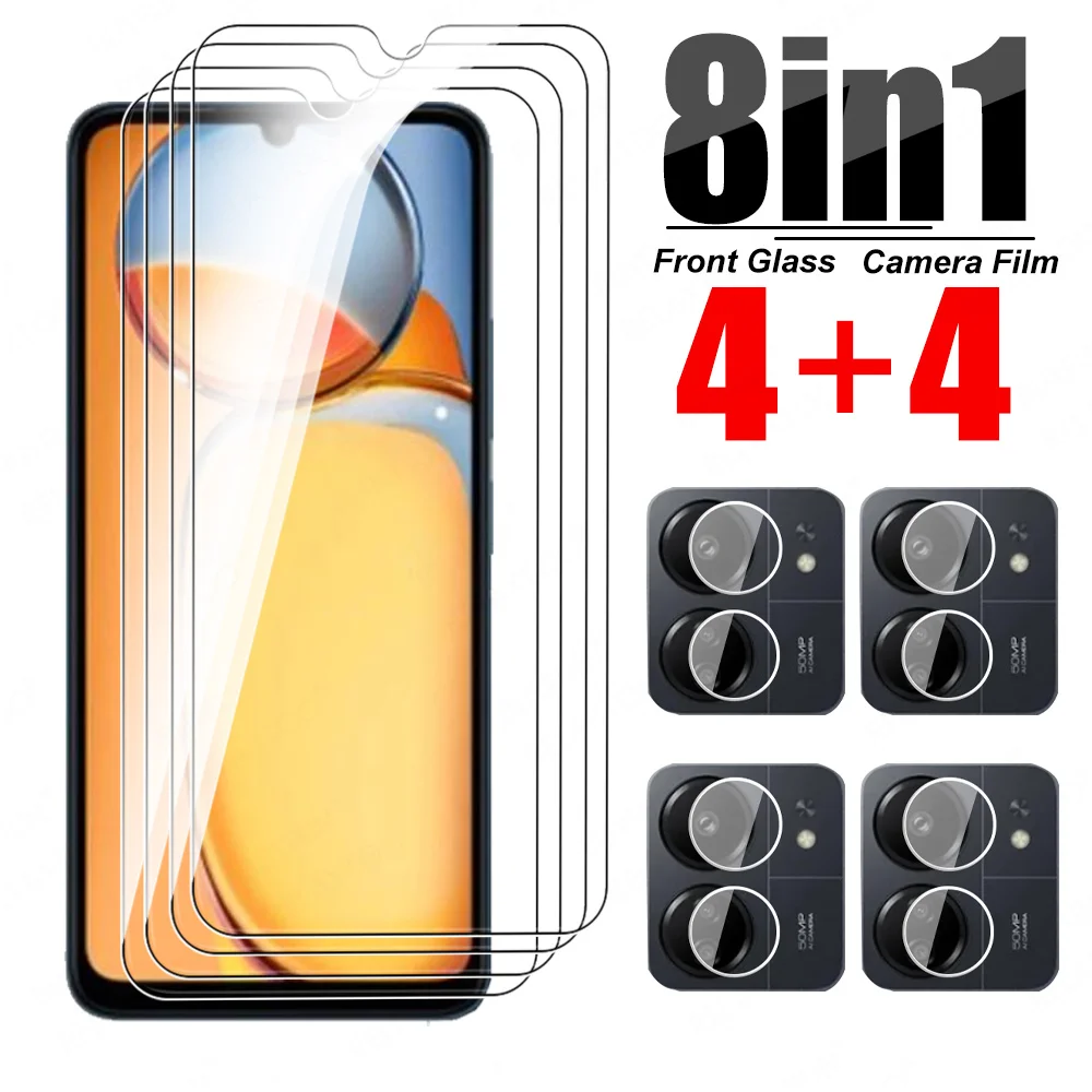 

Redme 13C Glass 8To1 For Xiaomi Redmi 13C 4G Camera Tempered Glass Redmy 13 C C13 Redmi13C 6.74inch Screen Protector Lens Film