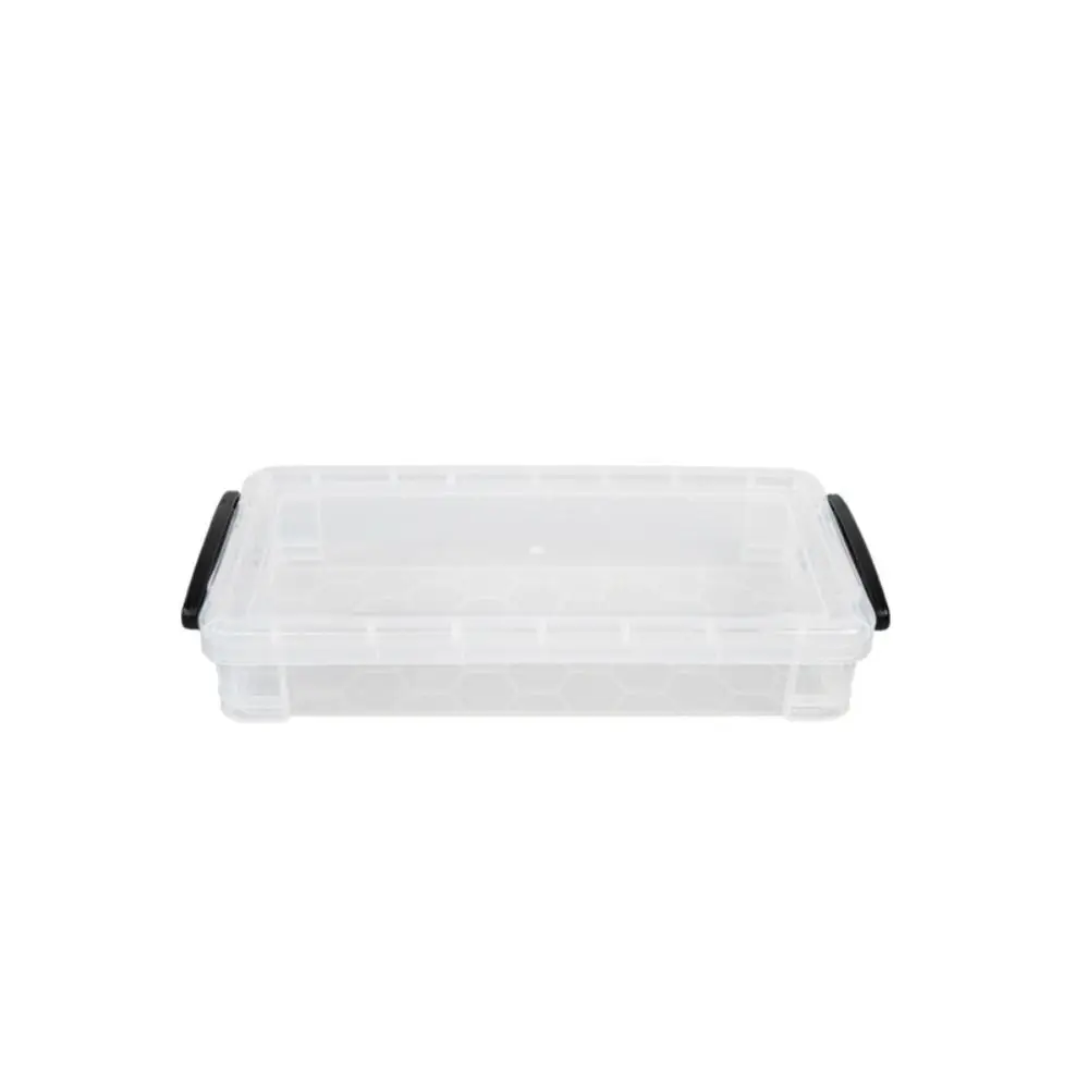 

Large Capacity Transparent Pencil Case Space-Saving Simple Stationery Storage Box Plastic Stackable Sketch Pen Bag
