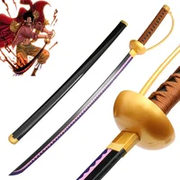 OP 104cm Cosplay Roger Katana Wooden Weapon 1:1 Restore Anime Sword Series Pirate Warrior Model Prop 1