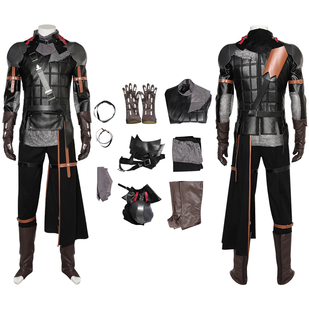 

Game Final Fantasy Cos Clive Rosfield Cosplay Costume Outfits Fight Uniform Halloween Carnival Suit Accessories For Men Roleplay