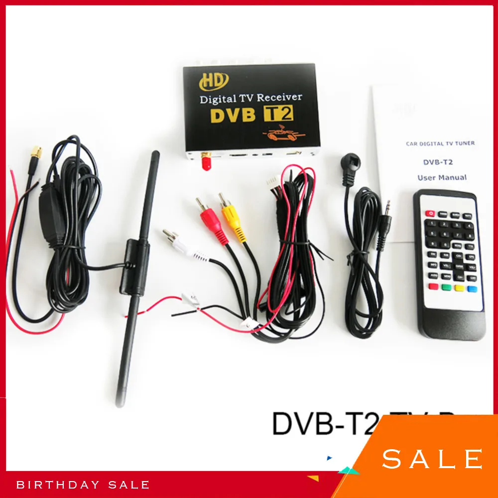 DVB-T2 TV Receiver Box Android 6.0.1/5.1.1/4.4/4.2 Car DVD Player For Car Russia Singapore Malaysia And Other DVB-T2 Region