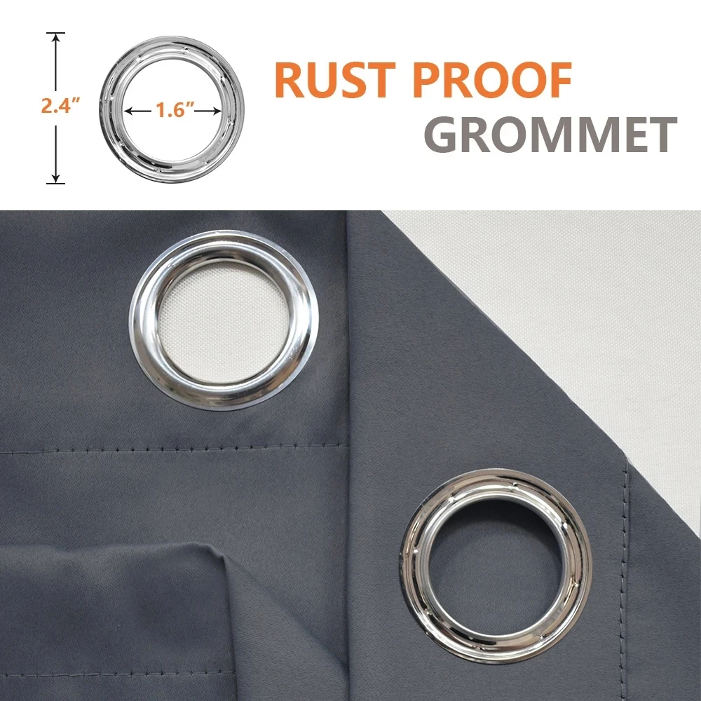 Outdoor Curtains Waterproof Garden UVexterior Curtain Sunlight Blackout Curtain for Patio Porch Pergola Covered Terrace Gazebo - Image 5