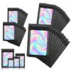 100pcs Resealable Smell Proof Bags Plastic Holographic Bags for Party Favor Jewelry Food Storage Foil Pouch Bags 1