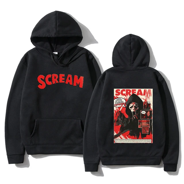 Scream VI Ghostface Hoodie Men High Quality Aesthetic Sweatshirts Vintage  Hip Hop Harajuku Streetwear Hombre Kpop Gothic Hoodies - AliExpress