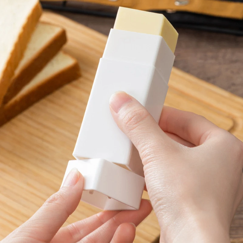 

1PCS Handy Solid Butter Spreader Holders Sticks Plastic Storage Container Cheese Keeper Case Kitchen Baking Tools