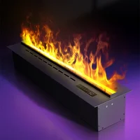 Водяной электрический камин, 3D пульт дистанционного управления, приложение для украшения интерьера, паровой камин, туман, встроенный реалистичный туман, пламя — изображение 5