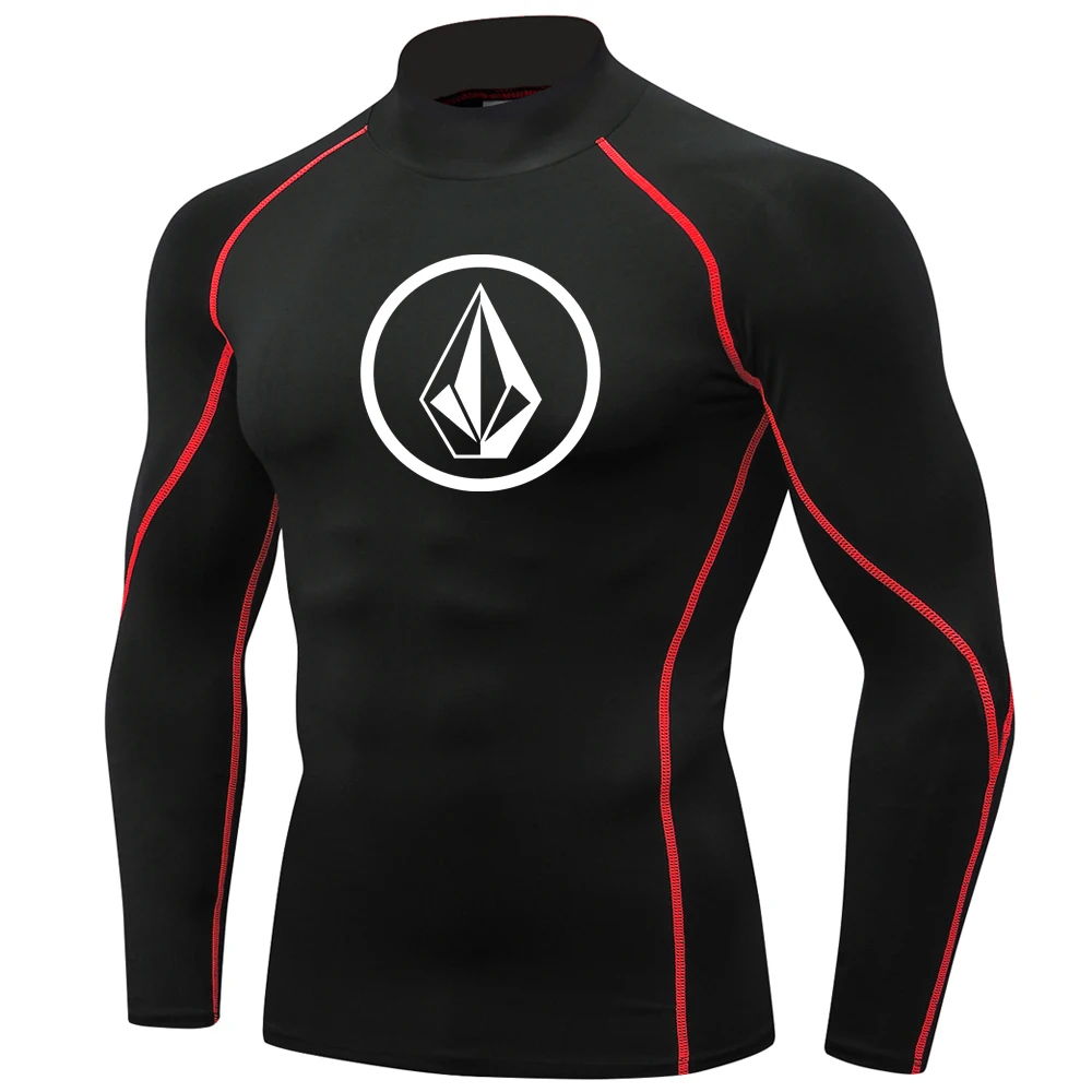 Men UV Protection Diving T Shirt Swimsuit Beach Tight Swimming Suit Beach Diving Swimwear Summer Surf Rashguard Quick Dry Tops rash guard surfing swimsuit