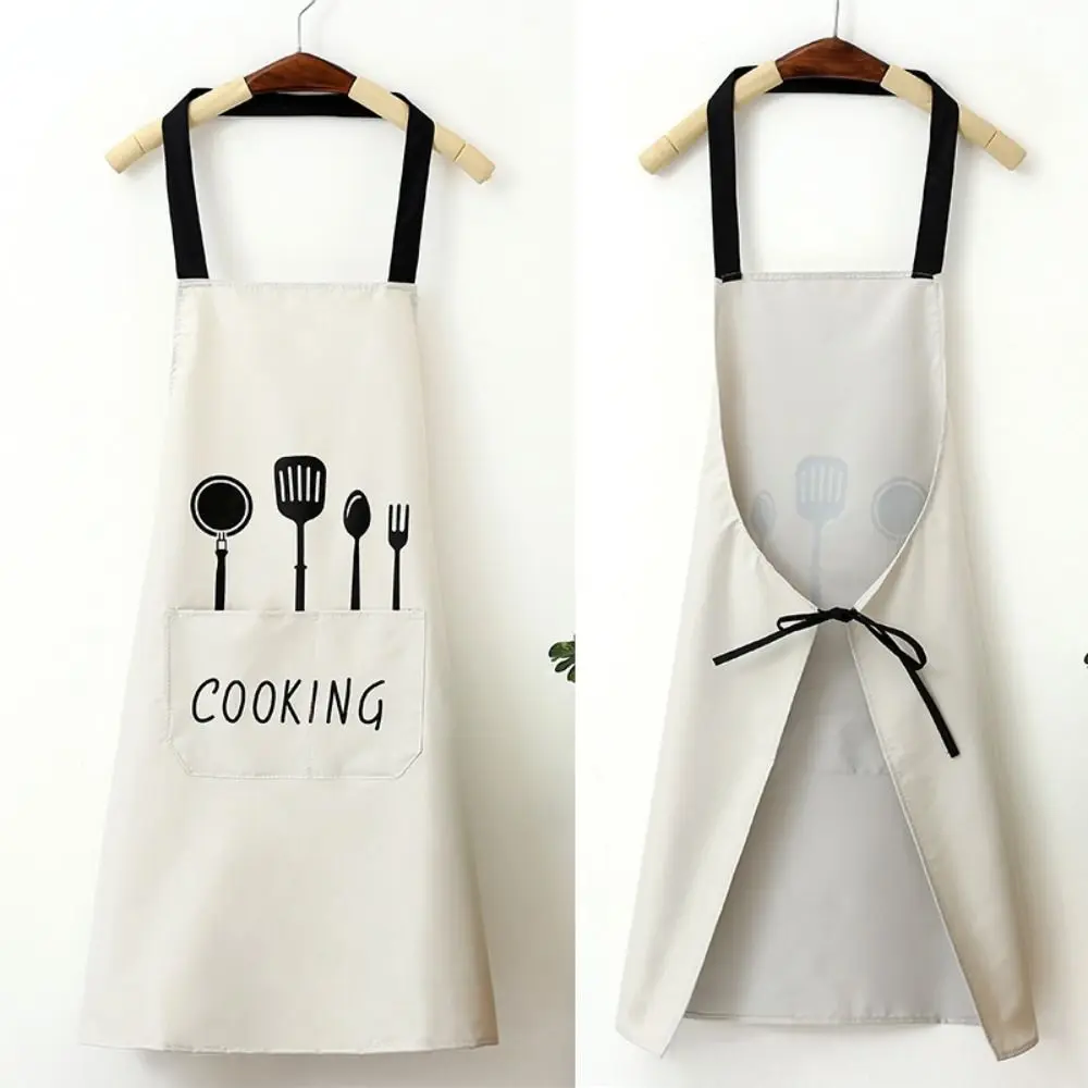 New PVC Apron Nail Art Cafe Workwear Cooking Work Clothes Catering Waiter Work Clothes Hotel Restaurant Chef Barbecue Apron