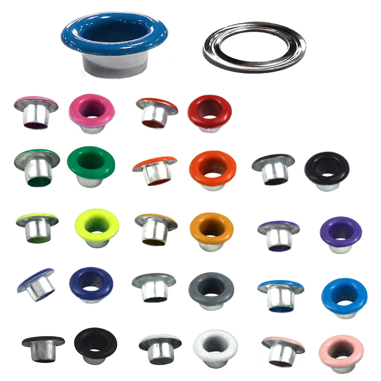 400PCS 10 Colors Grommets Eyelets Kits with Tool, 5mm Metal Grommet Kits -  AliExpress