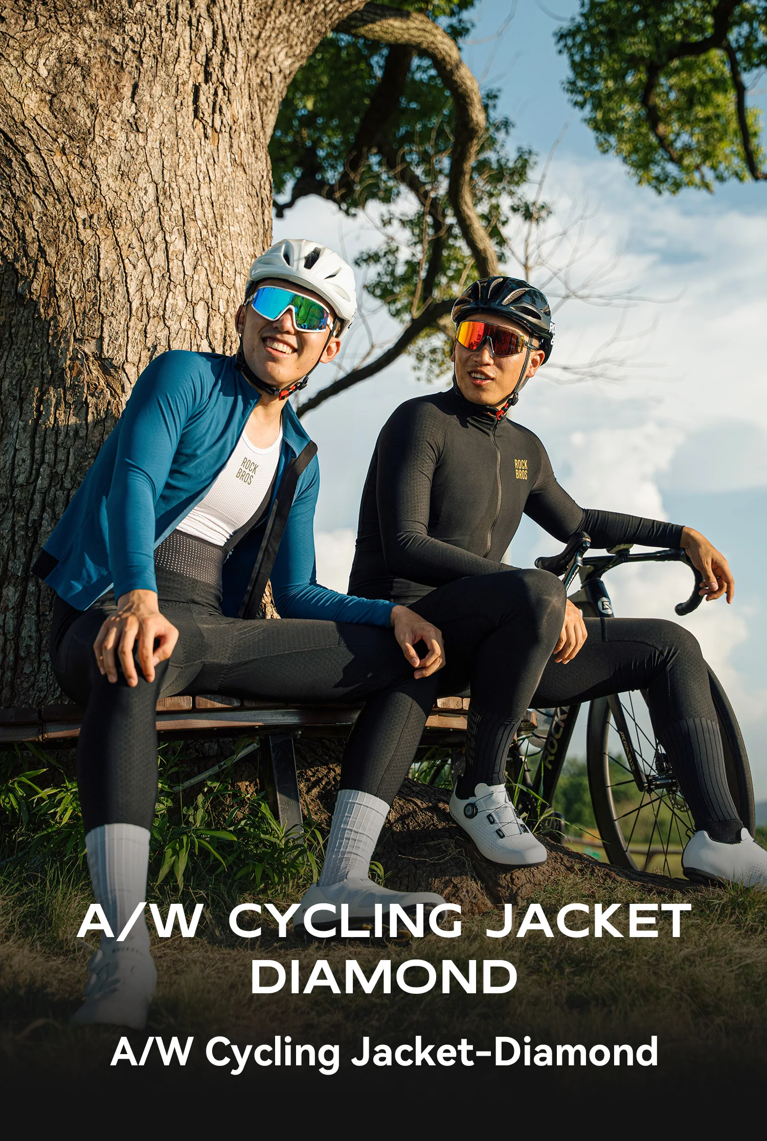 ROCKBROS Herbst Winter Radfahren Jacke Hohe Elastische Warme Fleece Jacke 3D Schneiderei Nicht-rutsch Bequem Mantel Radfahren Kleidung – Detail 1