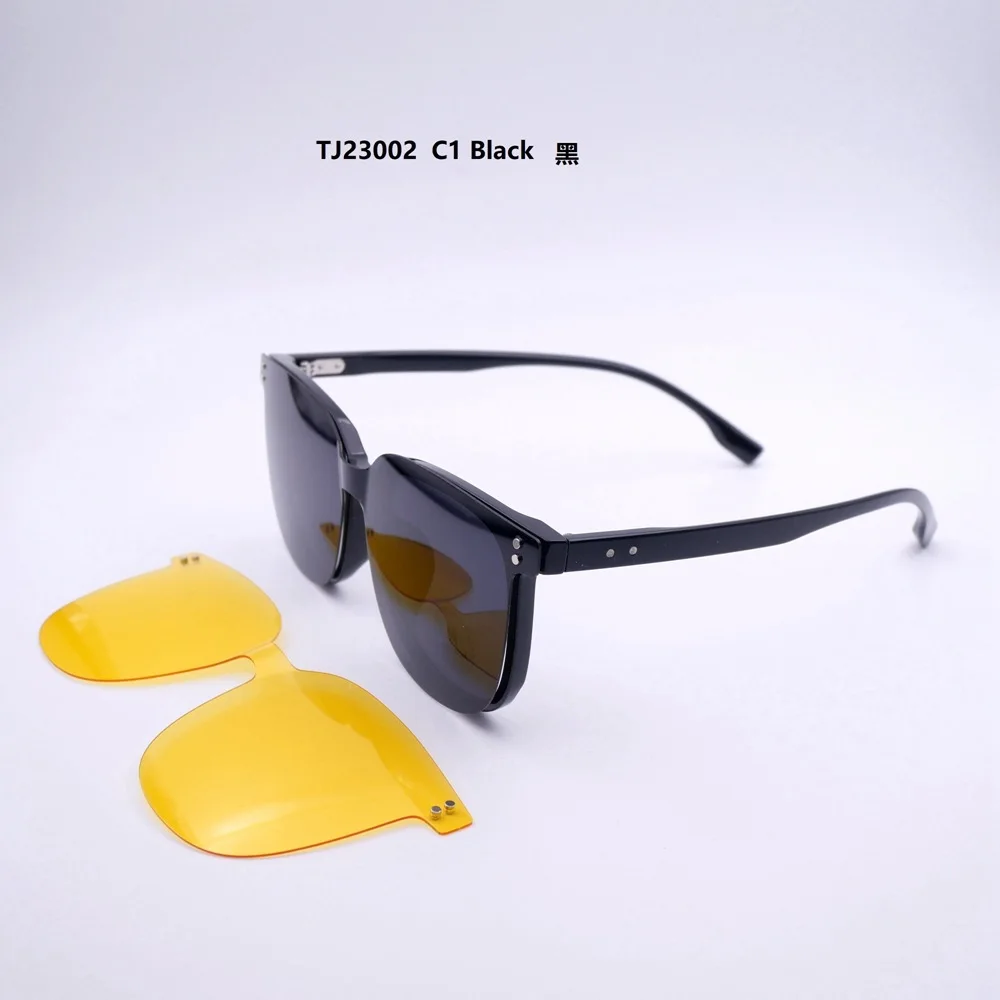 Night Vision Goggles Magnet Clip On Sunglasses Multi-functional TR Men's Women's Eyeglasses Frames TJ23002 Spectacle Eyepieces