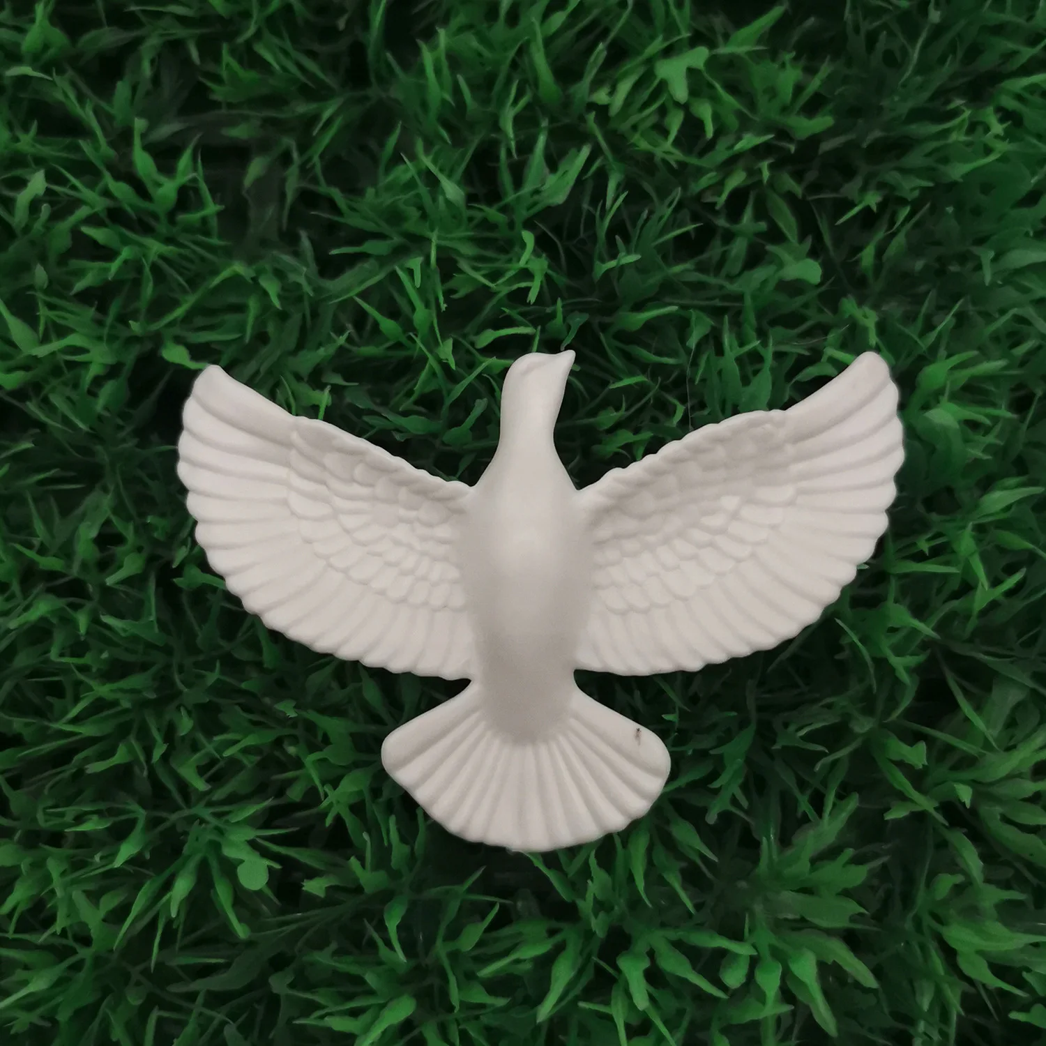 50-5PCS Peace Dove Christmas Tree Hanging Ornaments Resin White Bird Pendants 2026 New Year Party Home DIY Decoration Kids Gifts