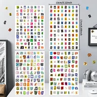 360PCS Magazine Letter Stickers Vintage Stickers, 4 Sheets Scrapbook Letters Stickers Alphabet Sticker for Scrapbooking Supplies 5