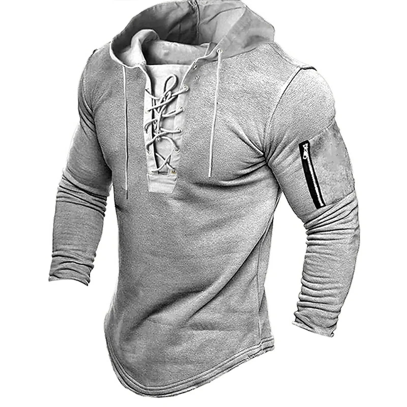 Men Solid Color Hoodie Autumn Winter Hooded Drawstring Pullovers Fitness Warm Tracksuits Gym Running Sports Hoodies Sweatshirts 2022 new trend cow oversized hoodie men women fashion spring autumn pullovers sweatshirts sweat homme kids hoodies 3d tracksuit