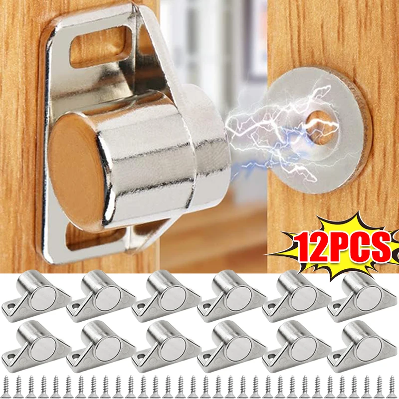 Magnetic Cabinet Catches Door Stops Strong Magnet Door Catches Kits Alloy Wardrobe Cabinet Drawer Suction Door Stops Closer Home Furniture Hardware Magnetic Latches