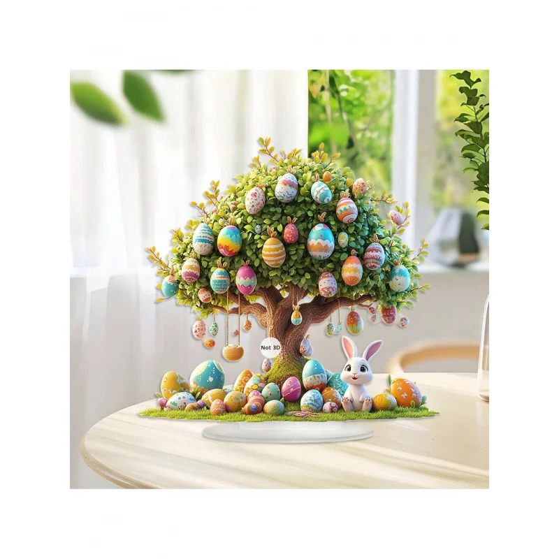 Easter Egg Tree and Rabbit Decorations -2D Acrylic, Rabbit Party