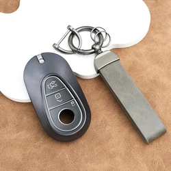 Gun Grey TPU Car Key Fob Cover Case Accessory (Set 2)