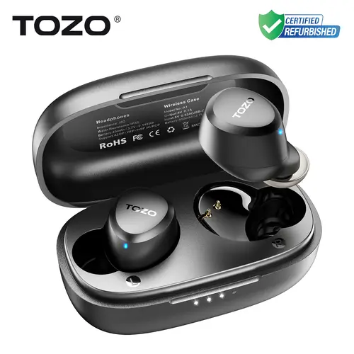 Refurbished TOZO TWS Earbuds in-Ear Wireless Bluetooth Headsets with With Mic Touch Control Sport Waterproof for Iphone Android - Image 9