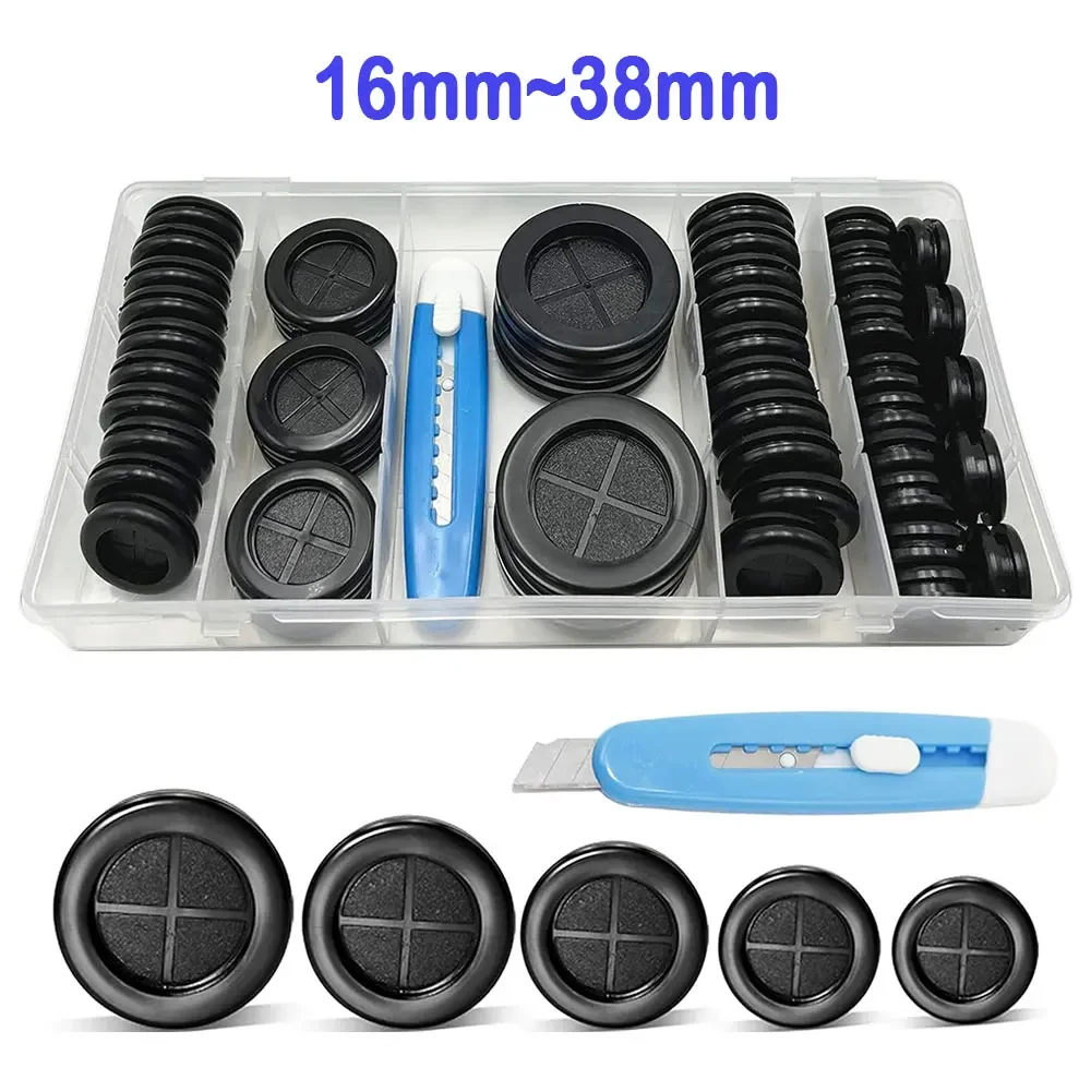 Borracha Grommets para Fiação Impermeável Car Wire Grommet Kit para Mesa Hole Cover Cabos de Cabo Firewall 11 13 16 8
